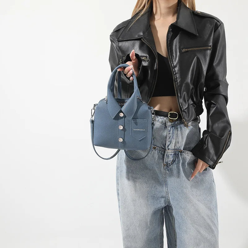 PU Square Shoulder Bag