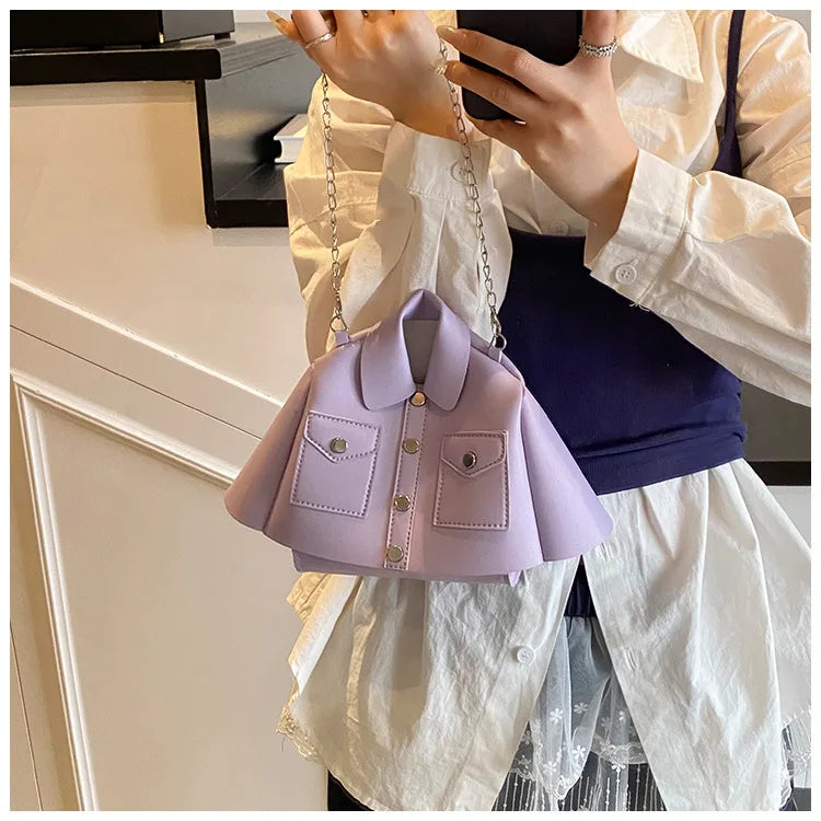 PU Square Shoulder Bag