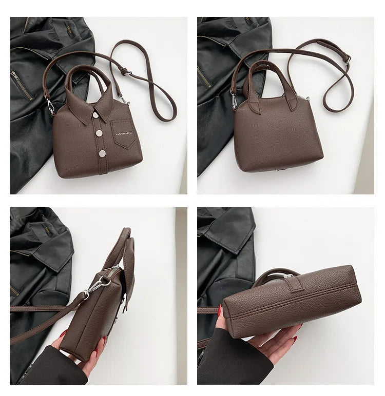 PU Square Shoulder Bag