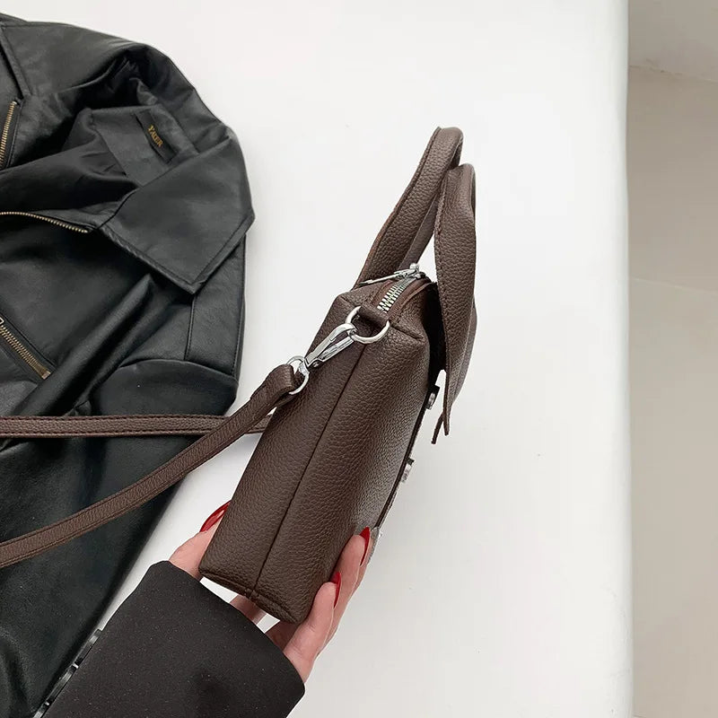 PU Square Shoulder Bag