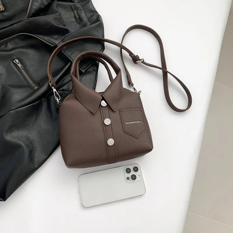 PU Square Shoulder Bag
