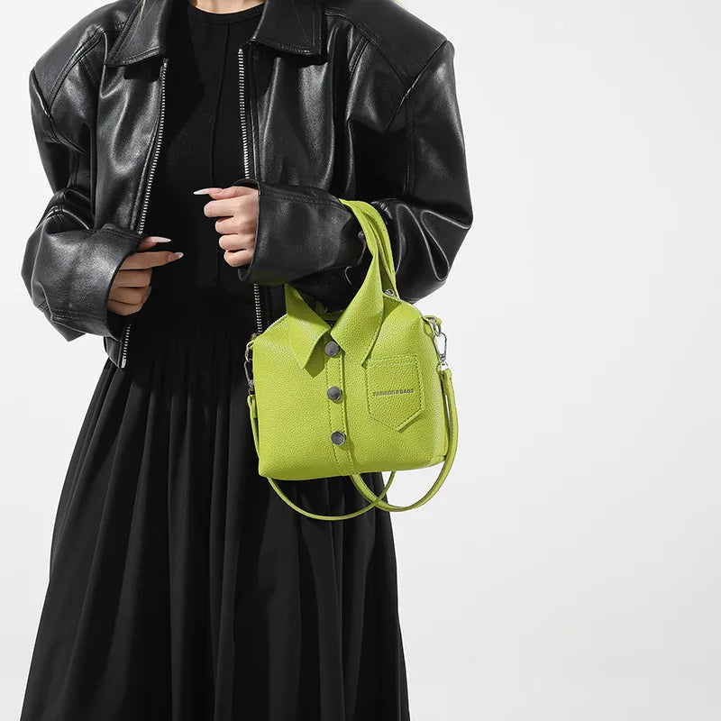 PU Square Shoulder Bag
