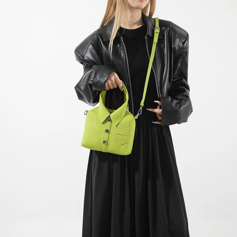 PU Square Shoulder Bag