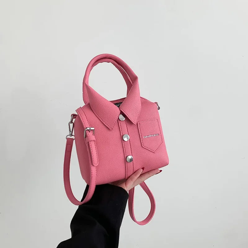 PU Square Shoulder Bag