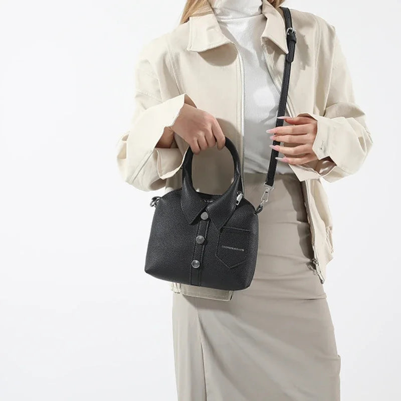 PU Square Shoulder Bag
