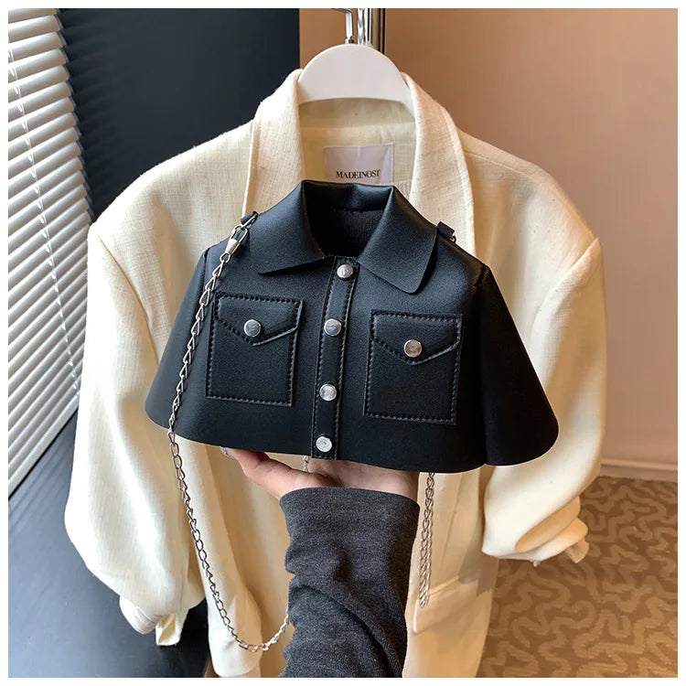PU Square Shoulder Bag