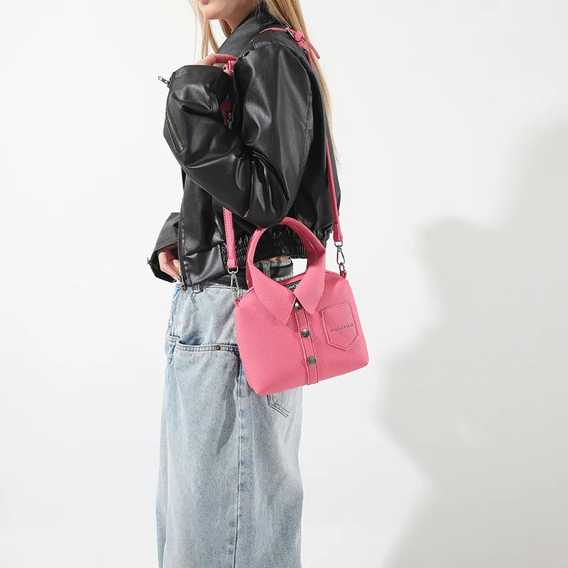 PU Square Shoulder Bag