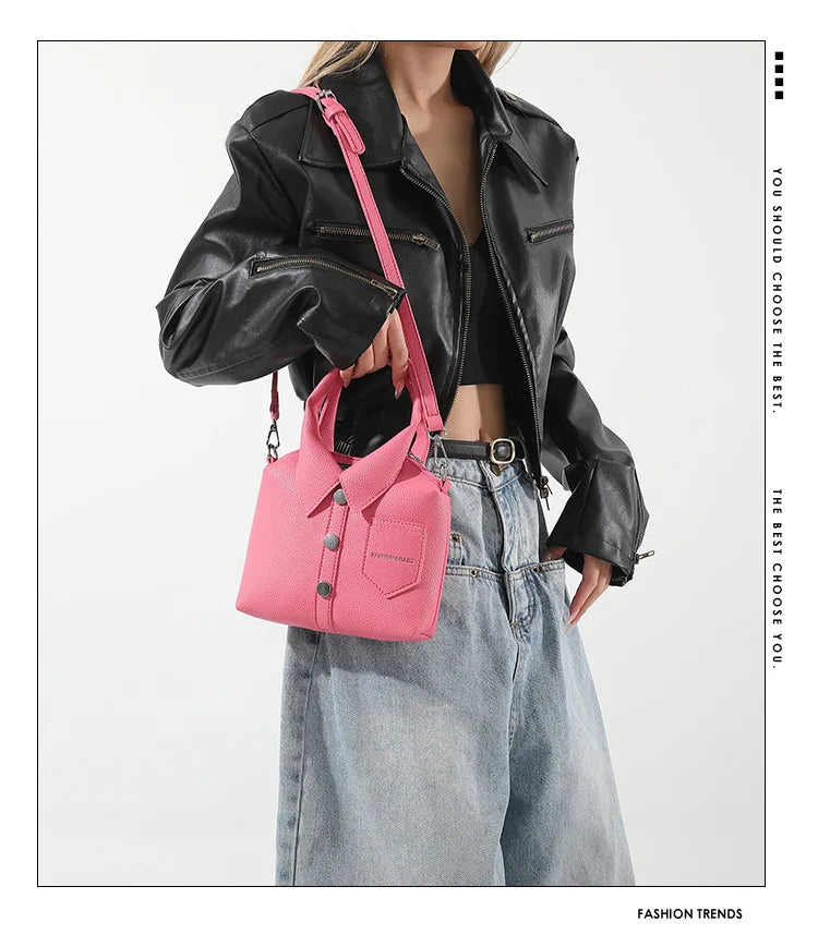 PU Square Shoulder Bag